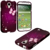 myLife (TM) Purple Sparkly Butterfly Series (2 Piece Snap On) Hardshell Plates Case for the Samsung Galaxy S4 Fits Models: I9500, I9505, SPH-L720, Galaxy S IV, SGH-I337, SCH-I545, SGH-M919, SCH-R970 and Galaxy S4 LTE-A Touch Phone (Clip Fitted Front and