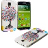 myLife (TM) Tree of Hearts Series (2 Piece Snap On) Hardshell Plates Case for the Samsung Galaxy S4 Fits Models: I9500, I9505, SPH-L720, Galaxy S IV, SGH-I337, SCH-I545, SGH-M919, SCH-R970 and Galaxy S4 LTE-A Touch Phone (Clip Fitted Front and Back Soli