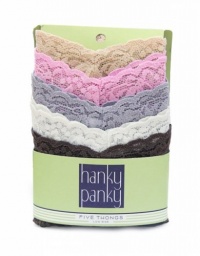 Hanky Panky Low Rise Thongs - 5 Pack