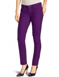 Isaac Mizrahi Women's Samantha Skinny Corduroy, Grape Royal, 2