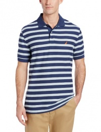 Nautica Men's Micro Stripe Polo Shirt