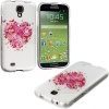 myLife (TM) Love Heart of Flowers Series (2 Piece Snap On) Hardshell Plates Case for the Samsung Galaxy S4 Fits Models: I9500, I9505, SPH-L720, Galaxy S IV, SGH-I337, SCH-I545, SGH-M919, SCH-R970 and Galaxy S4 LTE-A Touch Phone (Clip Fitted Front and Ba