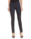 BCBGMAXAZRIA Women's Aria Texture Blocked Legging