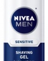 Nivea For Men Sensitive Shaving Gel, 7-Ounce Canister