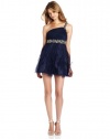 Sequin Hearts by My Michelle Juniors Jewel One Strap Dress, Blue, 5