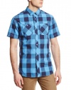 ecko unltd. Men's Big Check Short Sleeve Woven