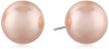 Carolee Making Me Blush Large Pearl-Tone Stud Earrings