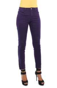 Style&co. Jeans Women's Tummy Control Slim Leg (2 Petite, Purple Drk)