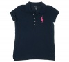 Ralph Lauren Girl's Cap Sleeve Shirt Navy Large 12/14