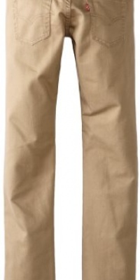 Levi's Boys 8-20 511 Slim Fit Denim with Color Weft, Cougar Tan, 14