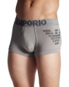 Emporio Armani Men's Big Eagle Stretch Trunk, Steel Grey, Large