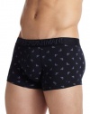 Emporio Armani Men's All Over 3D Eagle Trunk, Marine Printed, Small