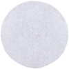 Shagadelic White Rug Rug Size: Round 5'