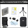 Essential Accessories Bundle Kit For Canon PowerShot ELPH 330 HS, ELPH 100 HS , ELPH 300 HS ELPH 310 HS 12 MP Digital Camera Includes Extended (900 maH) Replacement Canon NB-4L Battery + AC/DC Travel Charger + Hard Case + LCD Screen Protectors + More