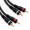 Cable Wholesale 2 RCA Male / 2 RCA Male High Quality Audio Cable 3 ft