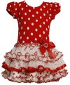 Bonnie Jean Girls 2-6X Dot Multi Tiers Dress