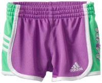 adidas Baby-Girls Infant Iconic Mesh Short, Medium Purple, 9 Months