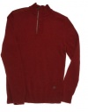 Epic Threads Boy's Quarter Zip Sweater Maraschino L