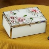 StealStreet SS-A-38115 Butterfly with Floral Jewelry Box, Pink