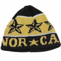 Nor Cal Slapshot Black/Gold Knit Beanie