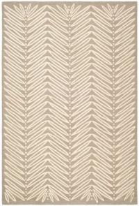 Martha Stewart by Safavieh,MSR3612C Chevron Leaves Area Rug - Fir