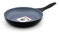 GreenPan CW0002862 Kyoto Bis Aluminum Open Fry Pan, 9.5-Inch, Black