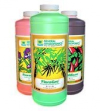 General Hydroponics Flora Series QT - FloraGro, FloraBloom, and FloraMicro