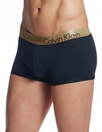 Calvin Klein Men's Body Micro Limited Edition Low Rise Trunk, Blue Shadow/Gold Waistband, X-Large