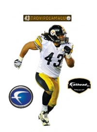 Pittsburgh Steelers Troy Polamalu Junior Wall Decal