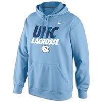 NCAA Nike North Carolina Tar Heels (UNC) KO Lacrosse Practice Performance Hoodie - Carolina Blue (Medium)