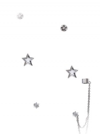 G by GUESS Women's Silver-Tone Stud Earring Set, SILVER