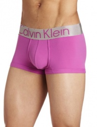 Calvin Klein Men's Steel Micro Low Rise Trunk, Morning Orchid, Large