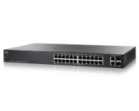 Cisco SG200-26P Switch 24 10/100/1000 Ports, Gigabit Ethernet Smart Switch, PoE, 2 Combo Mini-GBIC Ports, Warranty, One Year Tech Support - SLM2024PTNA