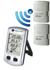 Ambient Weather WS-0101-X2 Wireless Thermo-Hygrometer with Two Remote Sensors, Calibration