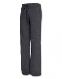 Champion Women's Eco Fleece Open Bottom Pant, Granite Heather, Large