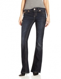 Seven7 Women's Classic Bootcut Jean with Heavy Stitch E Back Pocket