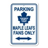 NHL Toronto Maple Leafs Plastic Parking Sign