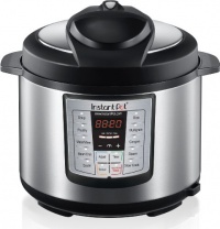 Instant Pot IP-LUX50 6-in-1 Programmable Pressure Cooker, 5.28qt, Latest 3rd Generation Technology, Stainless Steel Cooking Pot and Exterior