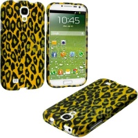 myLife (TM) Yellow Leopard Spots Print Series (2 Piece Snap On) Hardshell Plates Case for the Samsung Galaxy S4 Fits Models: I9500, I9505, SPH-L720, Galaxy S IV, SGH-I337, SCH-I545, SGH-M919, SCH-R970 and Galaxy S4 LTE-A Touch Phone (Clip Fitted Front a