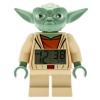 LEGO Kids' 9003080 Star Wars Yoda Minifigure Alarm Clock