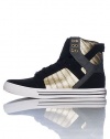 Supra - Mens Skytop Shoes, Size: 10 D(M) US, Color: Black/Grey/Gold/White