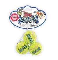 KONG Air KONG Air SqueakAIR Balls Dog Toy, Extra Small, Yellow, 3/pack