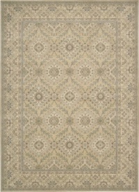 Nourison PE24 Persian Empire Area Rug - Light Gold Color-Size - 2.3 x 8 ft. - Light Gold