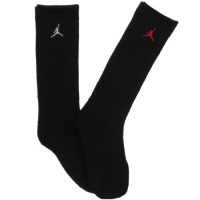 Jordan Kids Jumpman Extra High Crew Socks 2 Pack Black, 13-5 Shoe/ 7-9 Sock (Toddler/Kids)